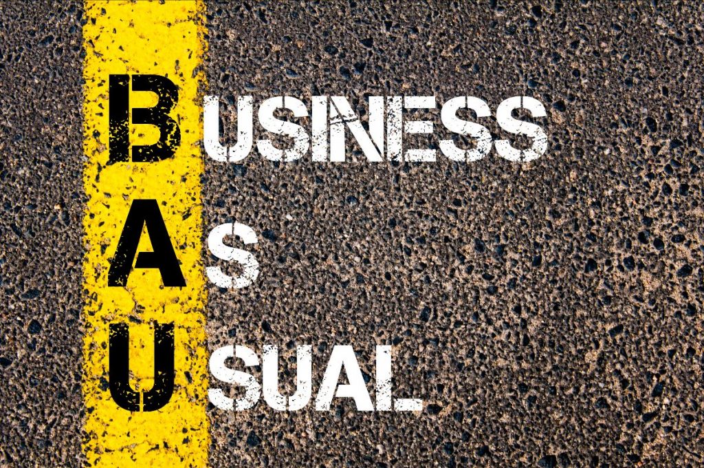 Business As Usual